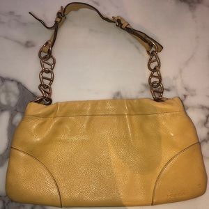 Prada soft leather gold chain